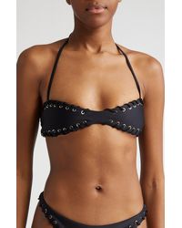 Miaou - Rio Halter Bikini Swim Top - Lyst
