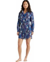 Vilebrequin - Eyes Of The Wind Cotton Silk Shirt Dress - Lyst