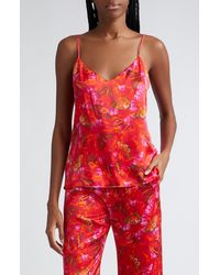 L'Agence - Jane Butterfly Print Camisole - Lyst