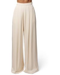 JLUXLABEL - Clara Pleated Wide Leg Trousers - Lyst