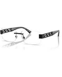 Versace - 56Mm Rectangle Optical Glasses - Lyst