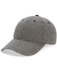 Rag & Bone - Harlow Gingham Baseball Cap - Lyst