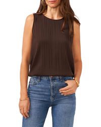 Vince Camuto - Pleated Sleeveless Top - Lyst
