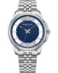 Kenneth Cole Transparency Bracelet Watch in Black for Men Lyst