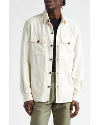 Isaia - The Button-Up Overshirt - Lyst