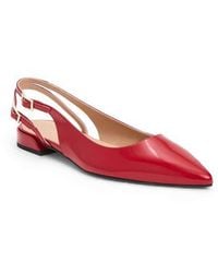 Bruno Magli - Juliet Slingback Pointed Toe Flat - Lyst
