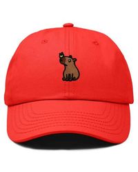 Alix - Capybara Embroidered Everyday Hat - Lyst