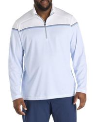 Vineyard Vines - Big & Tall Sankaty Stripe 1/4-Zip Pullover - Lyst