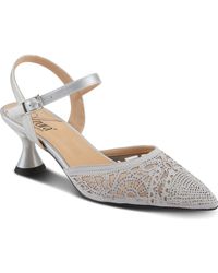 AZURA BY SPRING STEP - Delicate Ankle Strap Pointed Toe Pump - Lyst