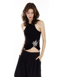 MOTHER OF ALL - Ribbed Sunrose Tank Top - Lyst