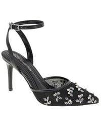 BCBGMAXAZRIA - Barlo Ankle Strap Pointed Toe Pump - Lyst