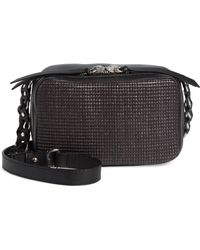 Rag & Bone - Cami Straw & Leather Camera Bag - Lyst