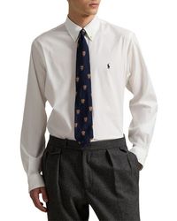 Polo Ralph Lauren - Classic Fit Stretch Cotton Poplin Button-Down Shirt - Lyst