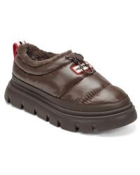 HUNTER - Madi Platform Puffer Slipper - Lyst