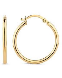 DEVATA - Classic Hoop Earrings - Lyst
