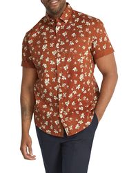 Johnny Bigg - Tyler Floral Stretch Short Sleeve Button-down Shirt - Lyst