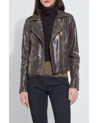 Lyssé - Amelia Faux Suede Moto Jacket - Lyst