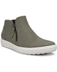 Ecco - Soft 7 Mid Top Zip Sneaker - Lyst