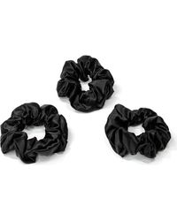BLISSY - 3-Pack Silk Scrunchies - Lyst