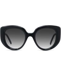 Loewe - Curvy 49mm Gradient Butterfly Sunglasses - Lyst
