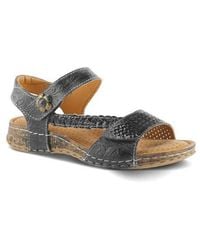 Spring Step - Popular Asymmetric Ankle Strap Sandal - Lyst