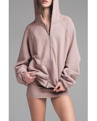Skims - Relaxed French Terry Zip Hoodie - Lyst
