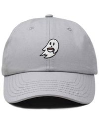 Alix - Coffee Ghost Embroidered Hat - Lyst
