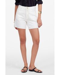 Madewell - Drawstring Waist Denim Shorts - Lyst