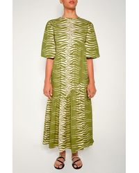 The Lulo Project - Armenia Asymmetric Ruffle Maxi Dress - Lyst