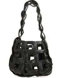 SC103 - Mini Links Leather Tote - Lyst