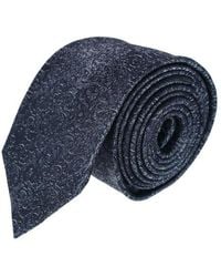 Trafalgar - Esteban Scrolling Vines Tone On Tone Patterned Silk Necktie - Lyst