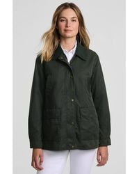 Lands' End - Waxed Barn Jacket - Lyst