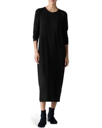 Eileen Fisher - Long Sleeve Maxi Dress - Lyst