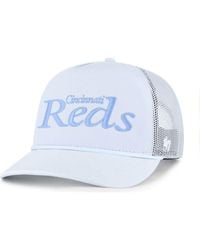 '47 - Cincinnati Reds Foundation Script Hitch Adjustable Trucker Hat - Lyst