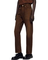 Sandro - Regular Washed-Effect Jeans - Lyst