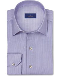 David Donahue - Micro Texture Print Sport Shirt - Lyst