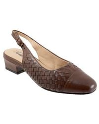 Trotters - Dea Woven Slingback Pump - Lyst