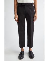 Thom Browne - Cotton Twill Crop Chinos - Lyst