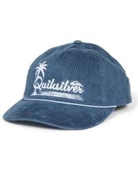 Quiksilver - Palms Corduroy Snapback Baseball Cap - Lyst