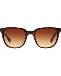 Ralph - 51Mm Gradient Rectangle Sunglasses - Lyst