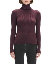FAVORITE DAUGHTER - Be Your Girl Turtleneck Merino Wool Blend Sweater - Lyst