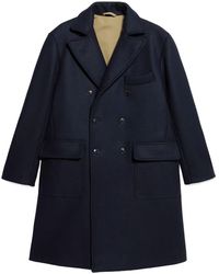 Fortela - Serwilliam1 Wool Double-Breasted Coat - Lyst