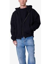 MNML - Heavy Basic Cotton Zip Front Hoodie - Lyst