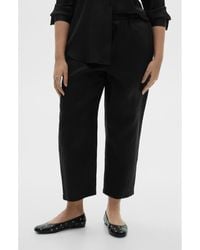 Mango - Linen Drawstring Pants - Lyst