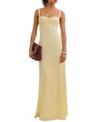 Reformation - X Devon Lee Carlson Britney Satin Dress - Lyst
