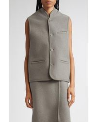 Rier - Walker Wool Fleece Vest - Lyst