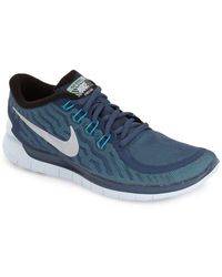 Nike Free Rn 5.0 By You Custom Running Shoe in Blue for Men | Lyst