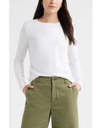 Caslon - Crewneck Long Sleeve T-Shirt - Lyst
