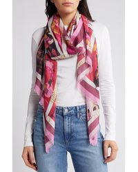 Kate Spade - Holiday Rooftops Oblong Scarf - Lyst