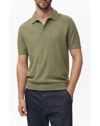 Mango - Ribbed Polo Sweater - Lyst